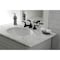 Kingston Brass KS4460KL Widespread Bathroom Faucet with Brass Pop-Up, Matte Black KS4460KL - alternate 5
